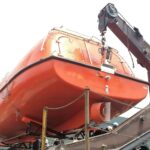 105KN Hydraulic Luffing Arm Type davit