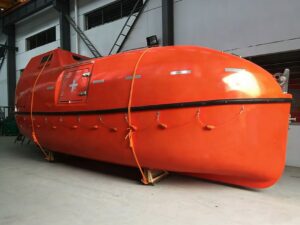 72 Persons of 8.0m ABS approval Fire-proof F.R.P Totally Enclosed Lifeboat