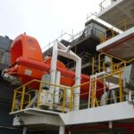 170KN Hydraulic Luffing Arm Type davit