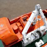 A Frame Davit For Fast Rescue Boat