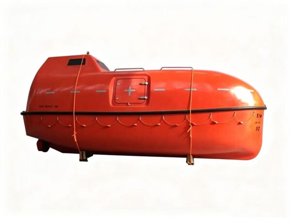ABS approval 4.9M of 20 persons Tanker Version Freefall Lifeboat With Free Fall Lifeboat Davit