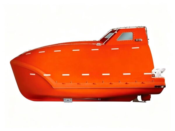 ABS approval 5.2M of 20 persons Tanker Version Freefall Lifeboat With Free Fall Lifeboat Davit