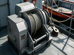 125KN Electrical Lifeboat Winch