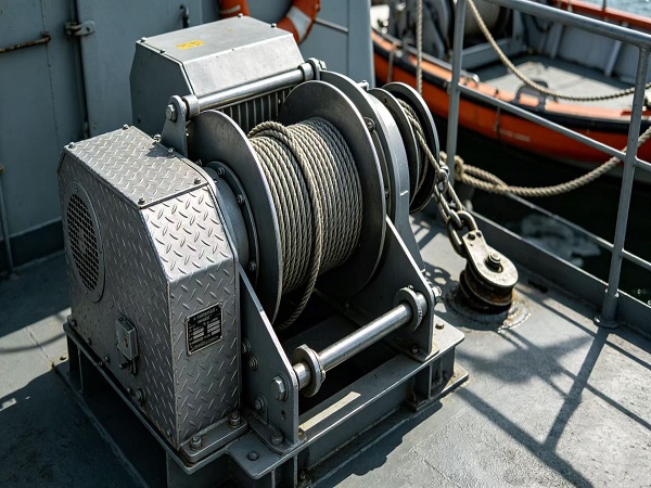 125KN Electrical Lifeboat Winch