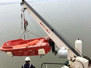 Proof Load Testing Weight Bags For FRP Rescue Boat Davit