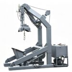 ABS And EC Approval A Frame Hydraulic Fast Rescue Boat Davit